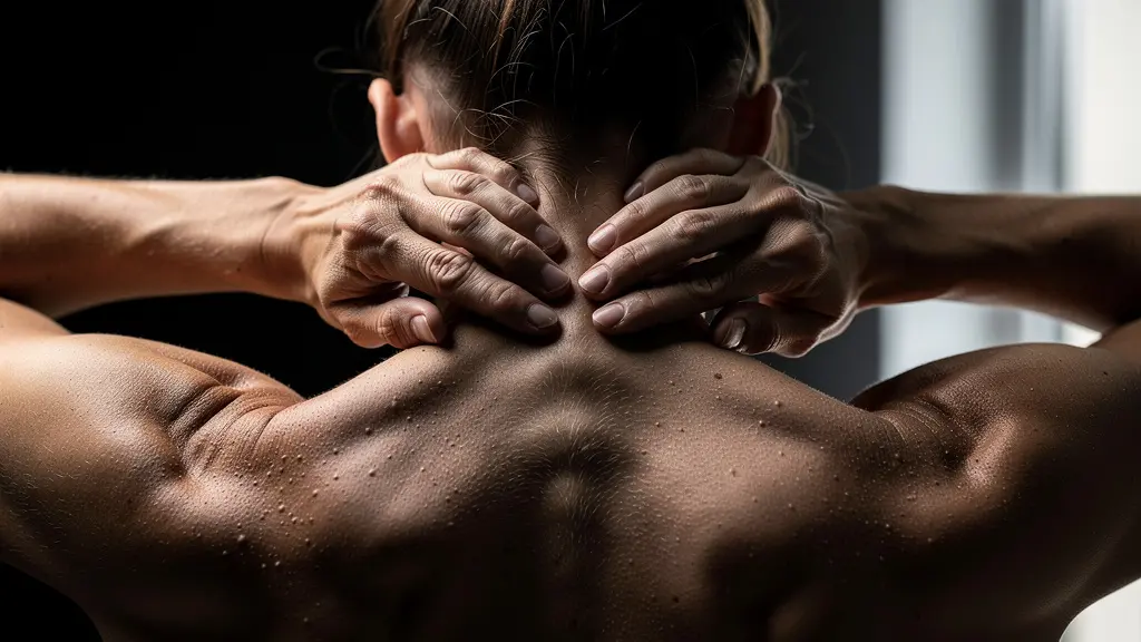 Métaphore visuelle du poids des responsabilités se transformant en tension physique