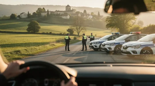 Contrôle routier avec test salivaire et produits CBD en France
