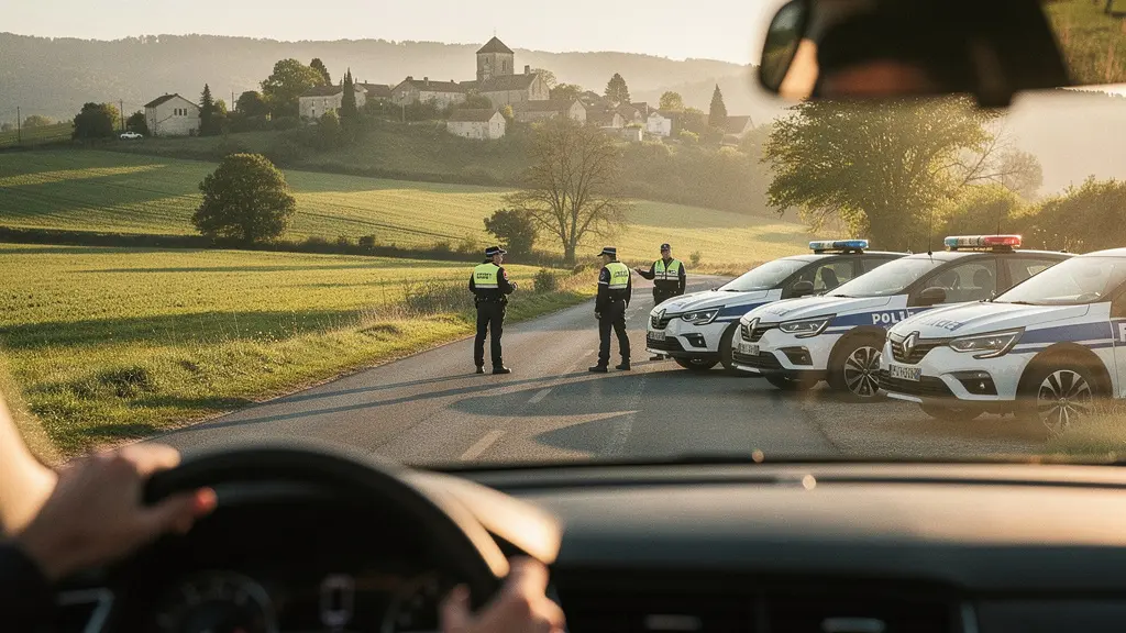 Contrôle routier avec test salivaire et produits CBD en France