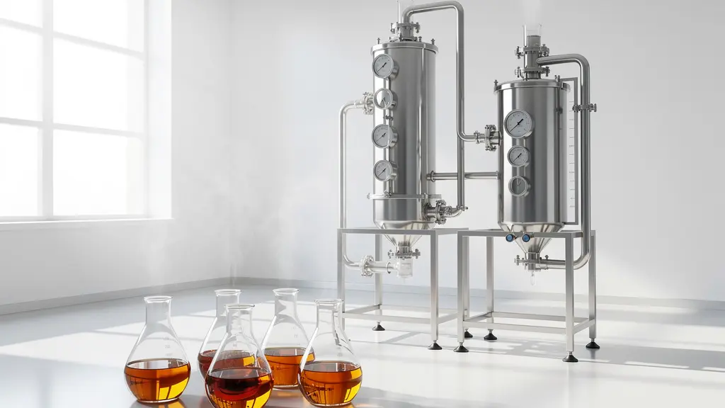 Environnement de laboratoire moderne pour extraction CO2 du CBD