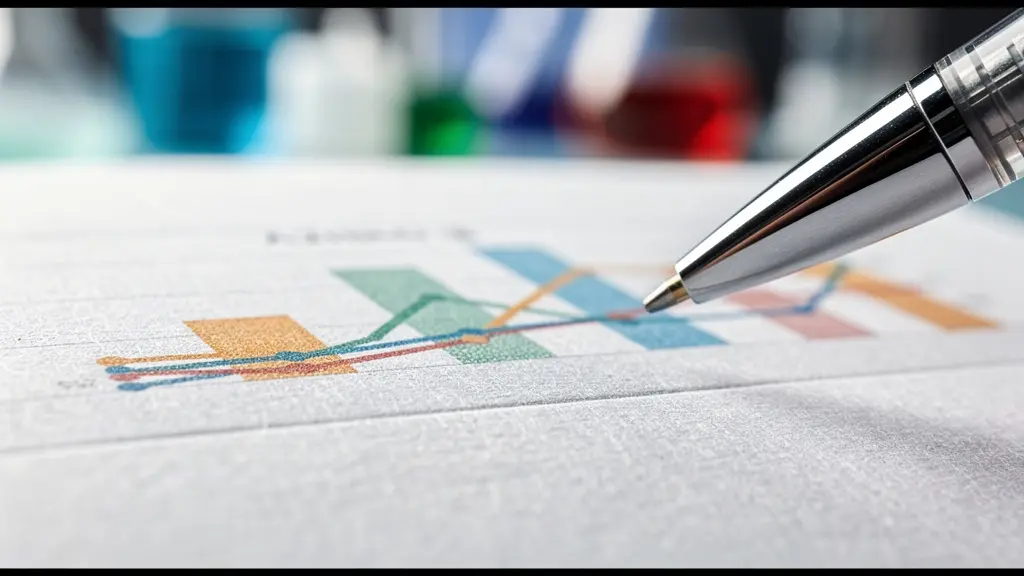 Gros plan sur un rapport d'analyse avec graphiques et données de métaux lourds