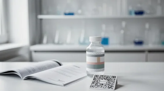 Analyse de certificat CBD dans un laboratoire avec documents de contrôle qualité